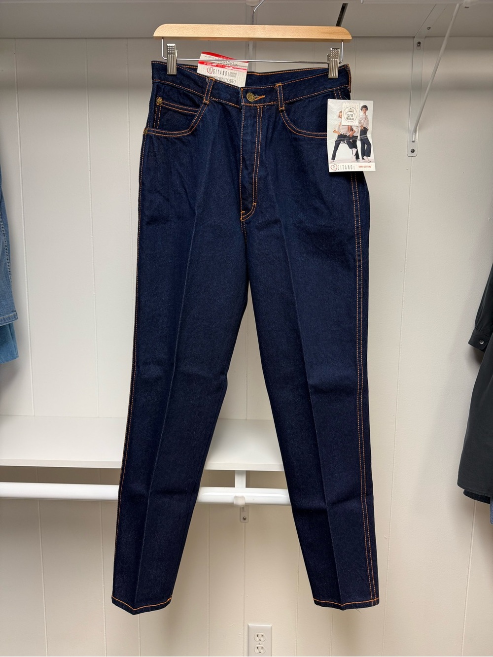 Vintage '80s Gitano High Waisted High Rise Mom Jeans Dark Wash Size 30x29